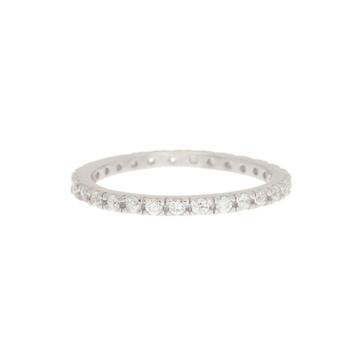 商品Adornia Crystal Eternity Band Ring .925 Sterling Silver,商家Premium Outlets,价格¥125图片