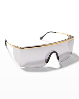 tom ford墨镜评价, Tom Ford | Pavlos Metal Shield Sunglasses商品图片 