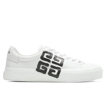 推荐City Court Lace-Up Sneaker - White/Black商品