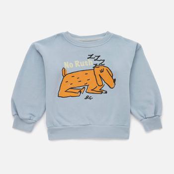 推荐BoBo Choses Kids’ Sleepy Dog Fleece Back Cotton Sweatshirt商品