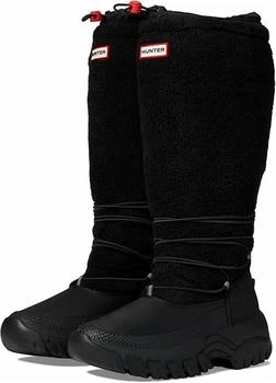 Hunter | Women's Wanderer Tall Sherpa Snow Boots In Black,商家Premium Outlets,价格¥2693