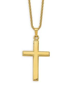 Bloomingdale's | Men's Polished Cross Pendant Necklace in 14K Yellow Gold, 20" - Exclusive,商家Bloomingdale's,价格¥14614