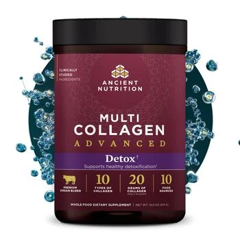 Ancient Nutrition | Multi Collagen Advanced Detox Summer '24 Postcard | Powder (36 Servings),商家Ancient Nutrition,价格¥292