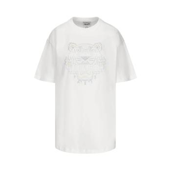 推荐KENZO 女士白色T恤 FB52TS9724YG-01B商品