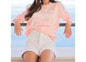 Shiraleah | Summer Nights Patch Sweatshirt In Light Pink,商家Premium Outlets,价格¥413