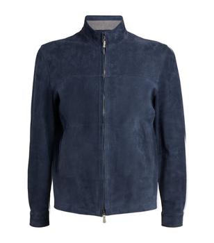 商品ELEVENTY | Suede Zip Jacket,商家Harrods,价格¥32574图片