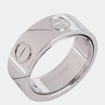 卡地亚戒指价格, [二手商品] Cartier | Cartier Astro Love 18K White Gold Ring EU 51商品图片 7.2折