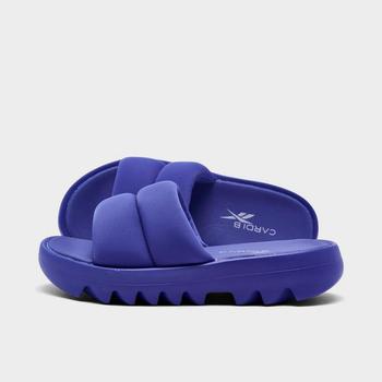 推荐Women's Reebok Cardi B Slide Sandals商品