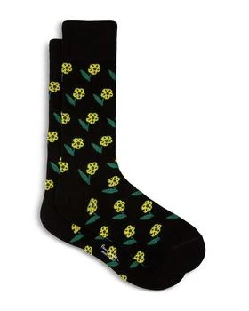 Paul Smith | Bran Flower Mid Calf Socks,商家Bloomingdale's,价格¥100
