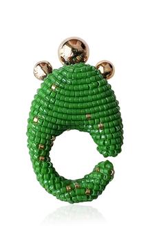 商品Susana Vega | Susana Vega - Women's Exclusive Phiro 24k Gold-Plated Ring - Green - US 5 - Moda Operandi - Gifts For Her,商家Moda Operandi,价格¥1897图片