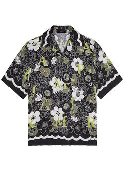 amiri衬衫真假, AMIRI | Floral-print silk-twill shirt商品图片 