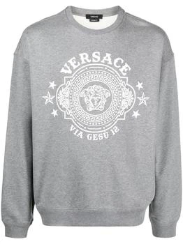 推荐Versace `Medusa Badge` Print Sweatshirt商品