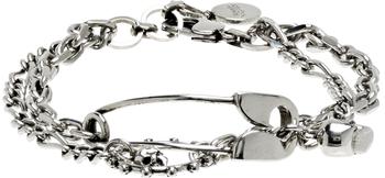 Alexander McQueen | Silver Safety Pin Bracelet商品图片,6折, 独家减免邮费