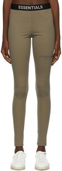 商品Essentials | Taupe Thermal Waffle Logo Lounge Pants,商家SSENSE,价格¥358图片