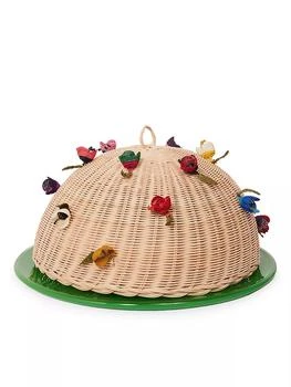 Feyz Studio | Oya Flower Rattan Cake Dome,商家Saks Fifth Avenue,价格¥1491