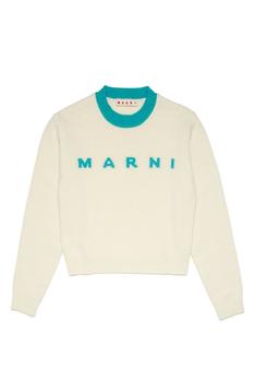 商品Marni | Marni Kids Logo Intarsia-Knit Jumper,商家Cettire,价格¥1059图片