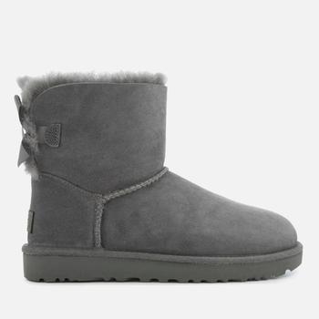 ugg mini, UGG | UGG Women's Mini Bailey Bow II Sheepskin Boots - Grey商品图片 