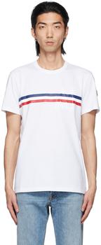 推荐White Tricolor Stripe Logo T-Shirt商品