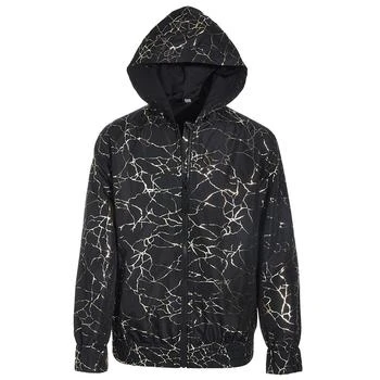 ID Ideology | Big Girls Marble-Print Hooded Windbreaker Jacket, Created for Macy's,商家Macy's,价格¥332