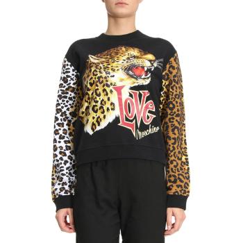 冬装莫斯奇诺卫衣, Moschino | MOSCHINO 女士黑色棉质卫衣 W630606-E1861-4045商品图片 独家减免邮费