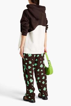 Ganni | Floral-print Ecovero-blend crepe straight-leg pants商品图片,4折
