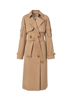 了解burberry大衣, Burberry | Pocket detail cotton gabardine trench coat商品图片 