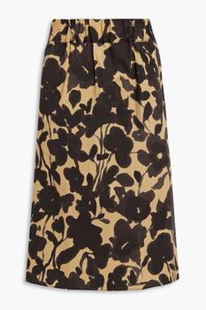 商品Officine Générale | Marlene floral-print cotton-poplin skirt,商家THE OUTNET US,价格¥902图片