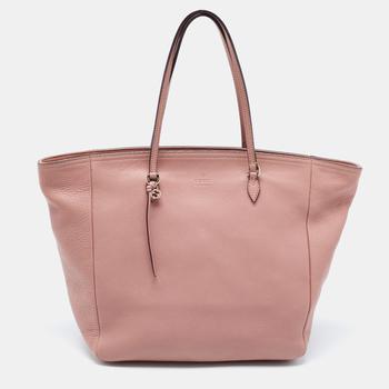 [二手商品] Gucci | Gucci Dusty Pink Pebbled Leather Bree Tote商品图片,4.7折
