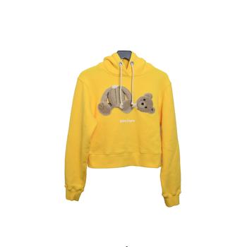 推荐Palm Angels Bear Womens Hoodie Yellow商品