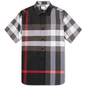 burberry短袖, Burberry | Burberry Short Sleeve Somerton Check Shirt商品图片 