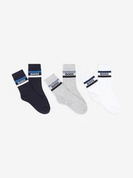 Hugo Boss | BOSS Boys 3 Pairs Socks Set in Navy,商家Childsplay Clothing,价格¥268