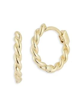 Bloomingdale's | Twist Small Hoop Earrings in 14K Yellow Gold,商家Bloomingdale's,价格¥4038