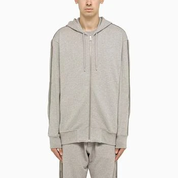 推荐GREY ZIPPED HOODIE WITH LOGO BAND商品