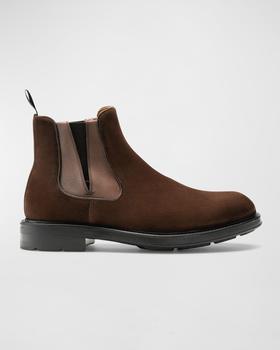 推荐Men's Lugo Waterproof Mix-Leather Chelsea Boots商品