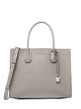 michael kors mercer, Michael Kors | Michael Kors Mercer Large Convertible Pearl Grey Leather Tote Bag商品图片 8折, 满$250减$20, 满减