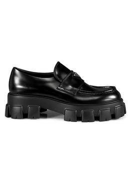 Prada | Monolith Lug-Sole Loafers商品图片,