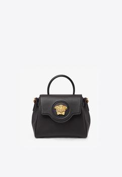 推荐Small La Medusa Leather Top Handle Bag商品