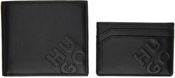 商品Hugo Boss | Black Leather Wallet & Card Holder Set,商家品牌清仓区,价格¥401图片