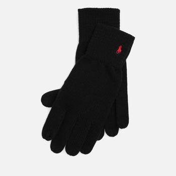 商品Polo Ralph Lauren Men's Recycled Touch Gloves - Polo Black图片