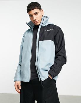 推荐adidas Terrex mountain hell jacket in blue商品