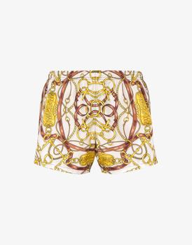 Moschino | Military Teddy Scarf Swim Trunks商品图片,