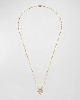 DINH VAN | 18k Yellow Gold XL Le Cube Diamant Pendant Necklace,商家Neiman Marcus,价格¥55721