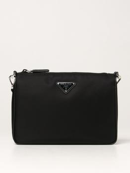 Prada | PRADA bag in Re-nylon with triangular motif商品图片,