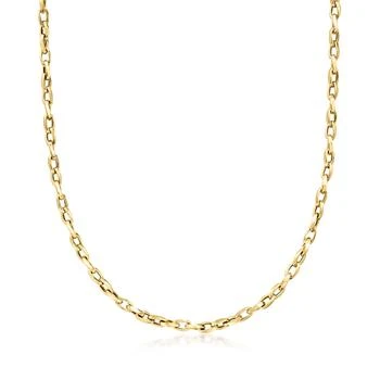 Ross-Simons | Ross-Simons Italian 18kt Yellow Gold Twisted Cable-Link Necklace,商家Premium Outlets,价格¥5352