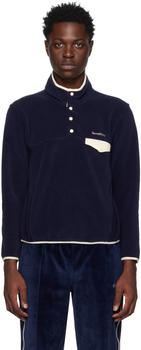 Sporty & Rich | Navy Serif Sweatshirt商品图片,
