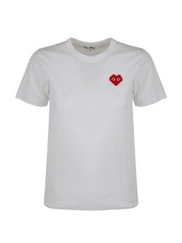 Comme des Garcons | Comme Des Garçons Play Womens White T-Shirt商品图片,