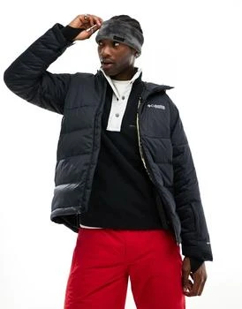 Columbia | Columbia Roaring Fork down ski jacket in black,商家ASOS,价格¥1204