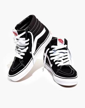 推荐Unisex SK8-Hi High-Top Sneakers in Black Suede and Canvas商品