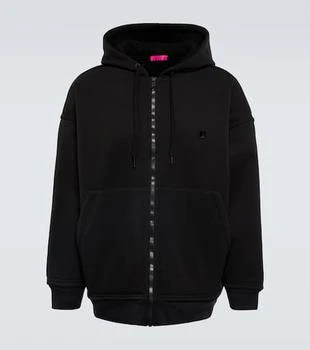 推荐Zipped cotton-blend hoodie商品