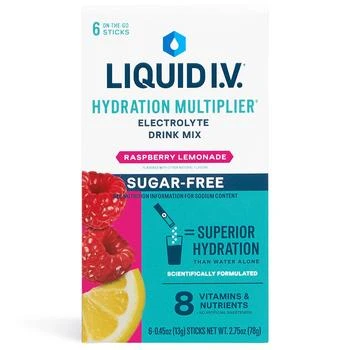 Liquid I.V. | Sugar-Free Hydration Multiplier Powdered Electrolyte Drink Mix Raspberry Lemonade,商家Walgreens,价格¥98